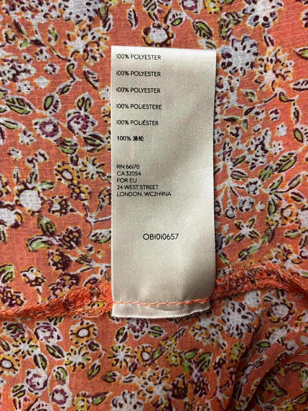 Free People Oversized Floral Smocked Button-Front Blouse